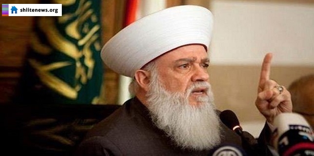 Grand Mufti of Lebanon: Takfiris’ killing of Muslims shows their hostility toward Islam