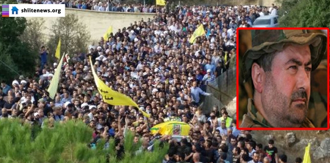 Hezbollah Commander Martyred in Syria Laid to Rest