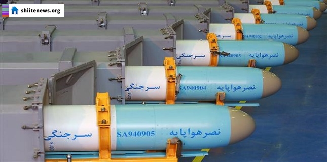 Iran Air Force equipped with Nasr cruise missiles