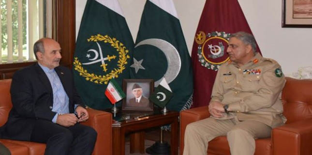 Iranian ambassador meets Army Chief to discuss regional security