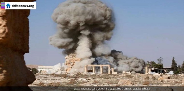 ISIL Blows up Columns in Syria’s Palmyra to Execute 3