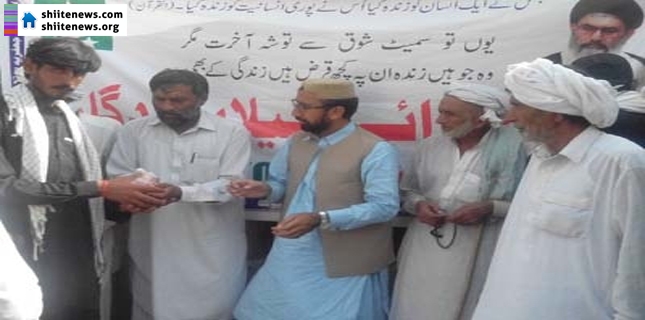 Jafaria Youth in far-flung hamlets of Alipur for flood relief activities