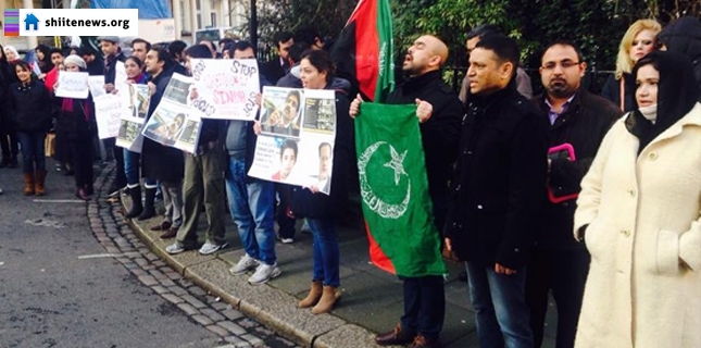 Londoners rally outside Pakistani High Commission against Shia Genocide