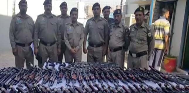 Major terror bid foiled in Sheikhupura where Motorway Police seize arms