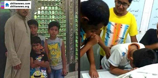 Martyr Ali Akbar Kumaili laid to rest amid slogans of Labbaik Ya Hussain (AS)