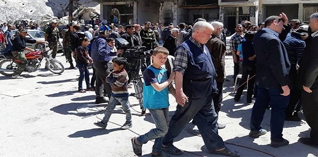 Over 59,000 Syrians Return Home in Eastern Ghouta