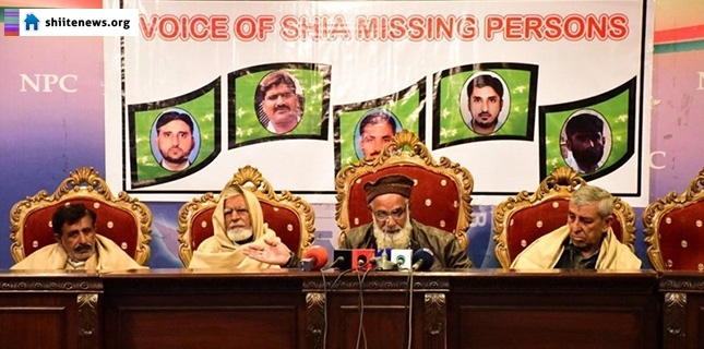 Parents of four Shia missing person demand justice from State authorities