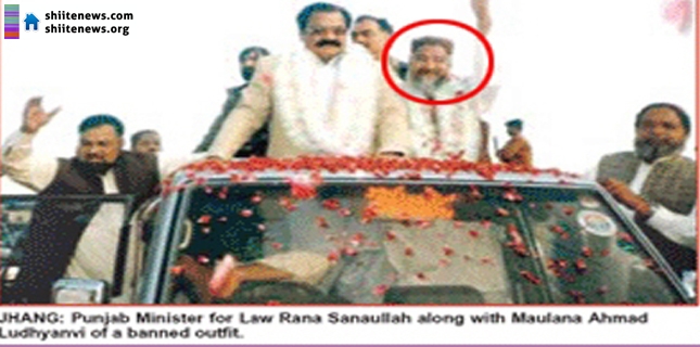 Pro-takfiri Rana Sanaullah of ruling PMLN booked for provocative speech