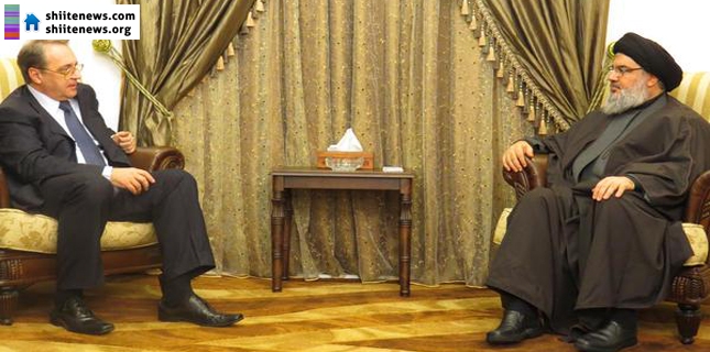 Seyyed Nasrallah meets with Russian president envoy in Beirut