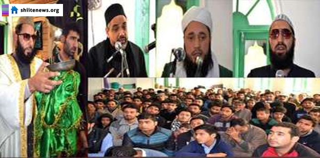 Shia and Sunni Muslims of Jammu Kashmir jointly organized mourning congregation in remembrance of Imam Hussain (as)