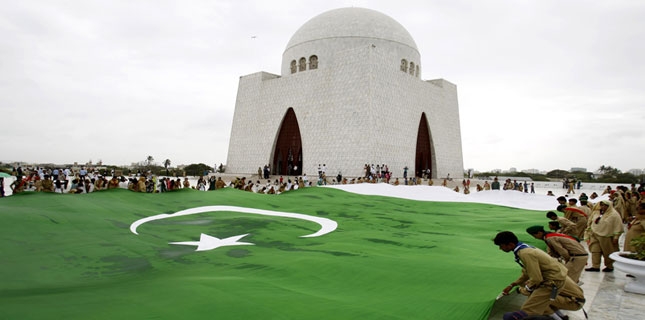 Shia Muslims are celebrating 68th Independence of Pakistan across the country