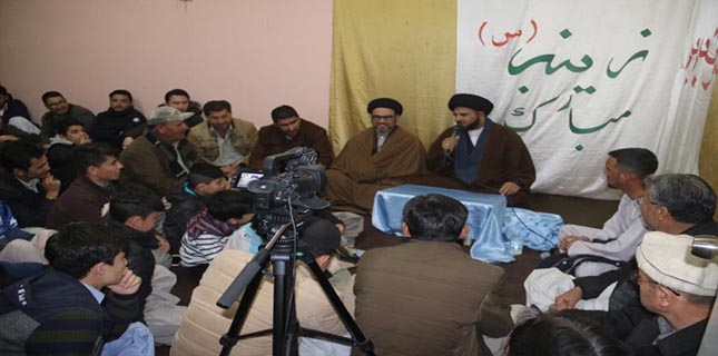 Shia Muslims celebrate the birth anniversary of Bibi Zainab in Quetta