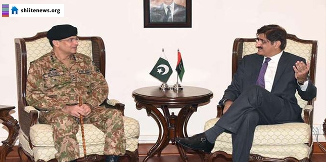 Sindh CM and Corps Commander vow to continue operation against terrorists