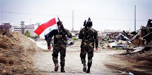 Syrian army shells southern Damascus area ahead of anti-terror operation