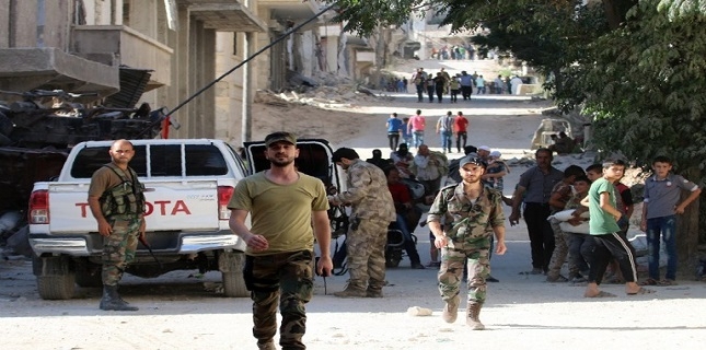 Syrian govt. forces take back control of Aleppo district