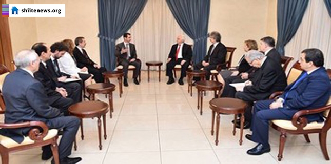 Syrian president Assad receives delegation of Turkish Nationalist Land Party