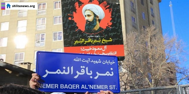 Tehran street housing Saudi embassy renamed ‘Nimr’