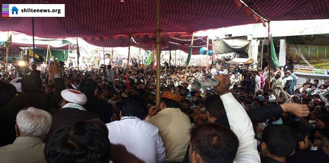Thousands attending 40th Day mourning congregation for Shikarpur martyrs