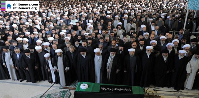 Top Iranian cleric laid to rest in Tehran