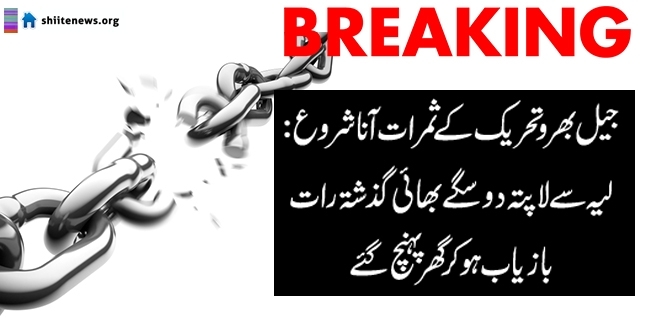 Two missing Shia brothers reach home in Layyah (Punjab)