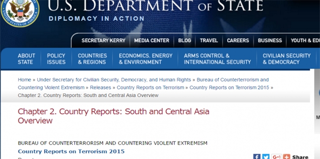 US accuses Pakistan of not taking action against terrorist outfits