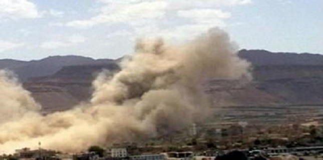 Yemen: Saudi aggression airstrike targets Hailan Mount in Mareb