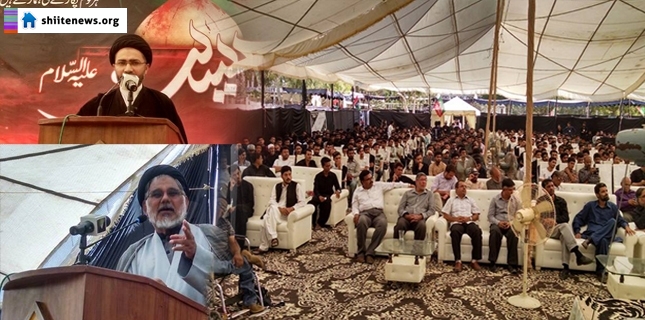 Youm e Hussain (as) at University of Karachi, attended by thousands of students and teachers