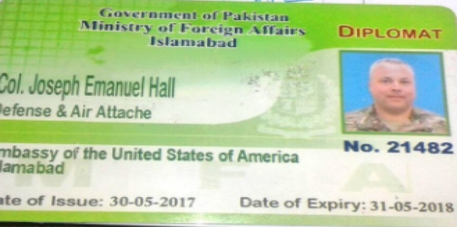 Defence Attache Col Joseph Hall will face trial in the US, FO claims