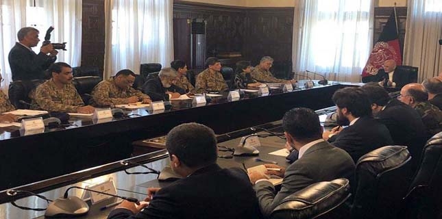 Army Chief meets Afghan President and Chief Executive in Kabul
