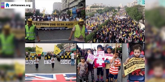 Hundreds of thousands attend main Quds Day rally in Karachi