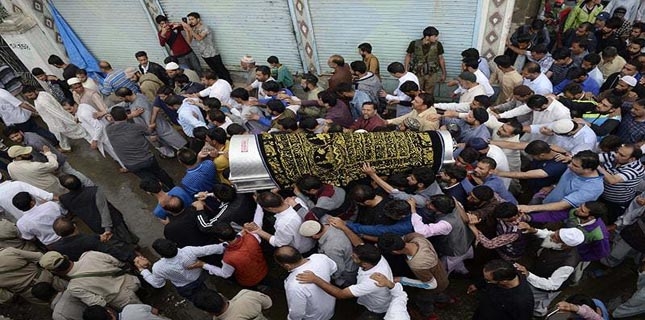 Leading Kashmiri journalist martyr Shujaat Bukhari laid to rest