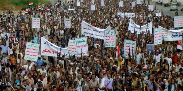 Thousands of Yemenis protest against Saudi-led attack on Hudaydah