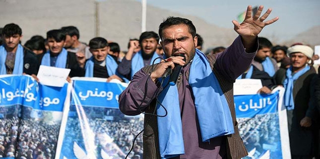 Hundreds of protesters rally across Afghanistan for peace