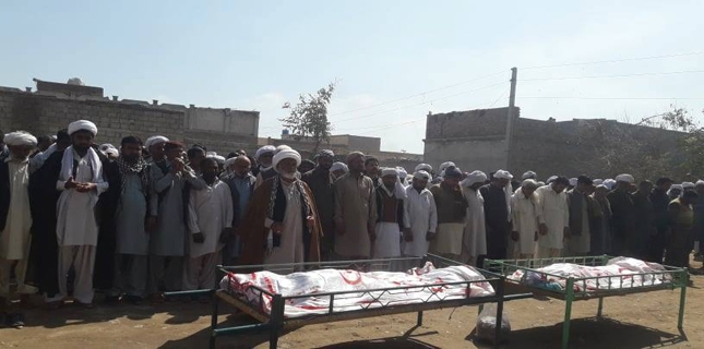 Shia Martyrs laid to rest after funeral prayers in DI Khan