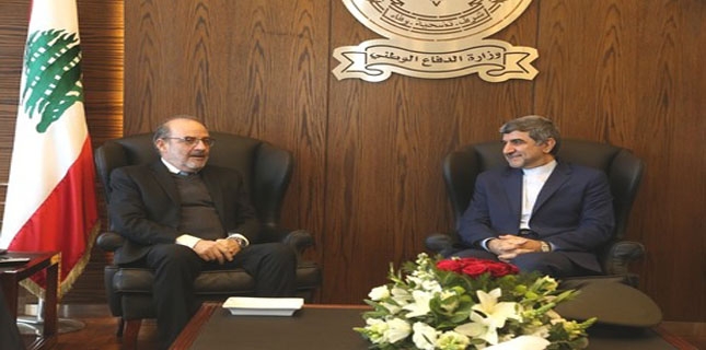 Iran ambassador meets Lebanon Defence Minister