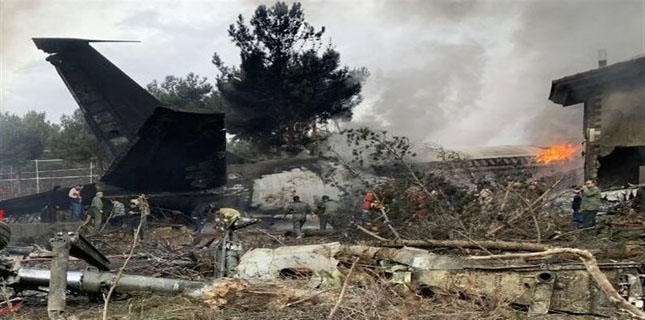 Kyrgyz Boeing 707 military cargo plane crashes in Iran