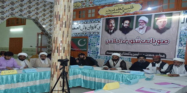 Majlis-e-Wahdat-e-Muslimeen Sindh Shura reviews annual performance