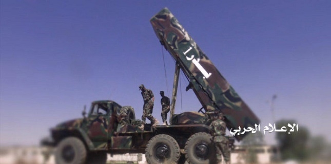 Yemeni Badr-1 Ballistic missile hits Saudi mercenaries gatherings