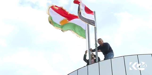 Kurdish flag raising brings Iraqi special forces deployment in Kirkuk