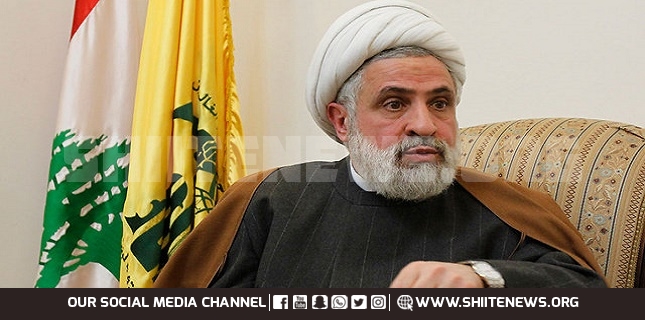 Al-Saud regime implements Israeli project in regions: Sheikh Naim Qassem