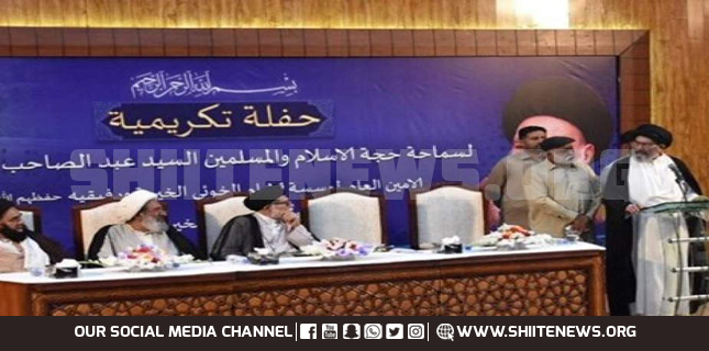 Ayatullah Khui son Pakistan reception