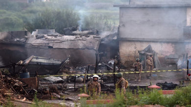 Plane crash Pak Army