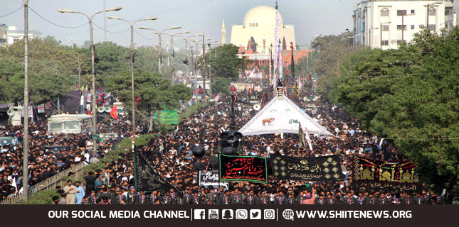 The 8th Muharram mourning processions brought out