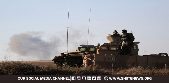 Strike from Gaza target Zionist military vehicle