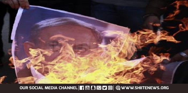 Palestinians protests against Netanyahu’s visit to al Khalil