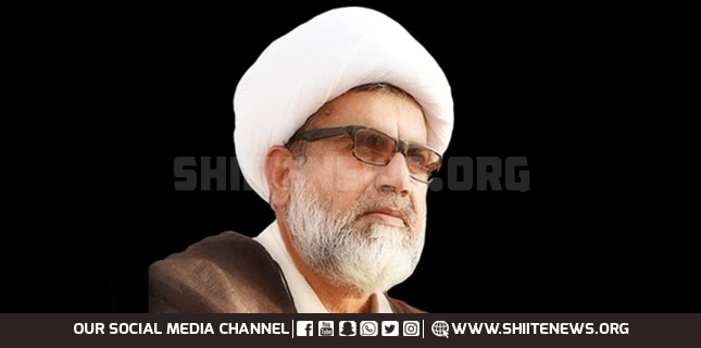 Earthquake losses sadden Allama Raja Nasir Abbas Jafari