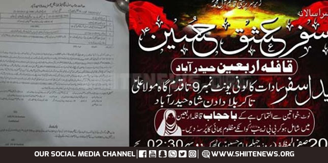 Hyderabad police booked Shia Muslims for Arbaeen walk