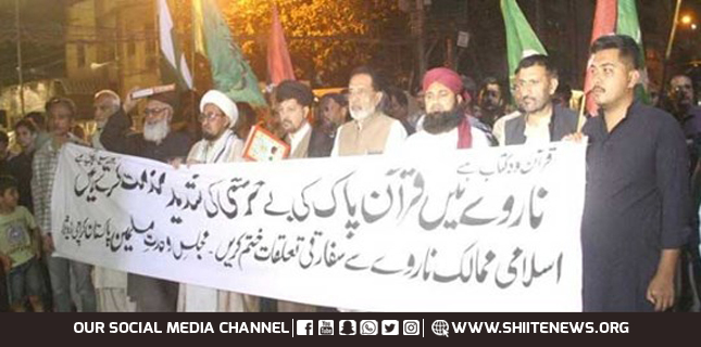 Shia Muslims protest rallies