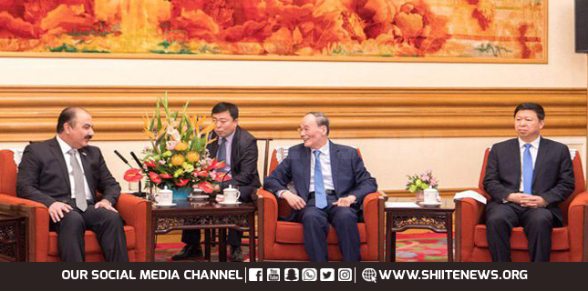 China supports Syria in its war against global terrorism: VP Wang Qishan