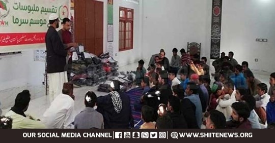 Over 200 families get blankets and jackets in winter aid from MWM